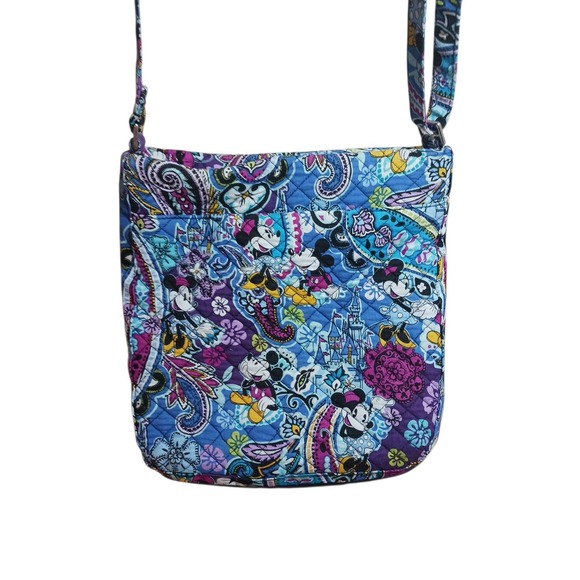 VERA BRADLEY Disney Mickey Minnie Mouse Paisley Collection Hipster Crossbody Bag - Picture 3 of 8